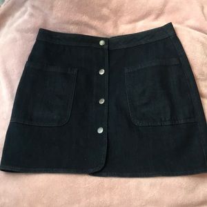 Hinge (Nordstrom) dark denim mini skirt size S